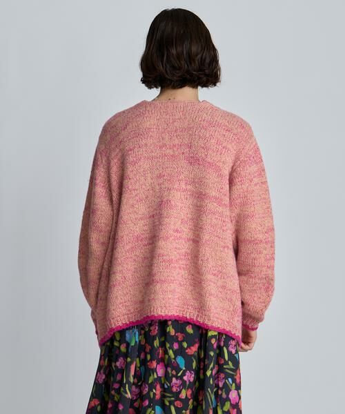 HOUSE OF LOTUS / ハウス オブ ロータス カーディガン・ボレロ | ミックスモヘアバイカラーカーディガン | 詳細2