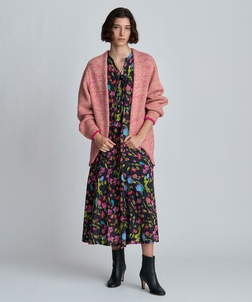 HOUSE OF LOTUS / ハウス オブ ロータス カーディガン・ボレロ | ミックスモヘアバイカラーカーディガン | 詳細3