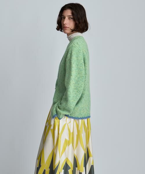 HOUSE OF LOTUS / ハウス オブ ロータス カーディガン・ボレロ | ミックスモヘアバイカラーカーディガン | 詳細4