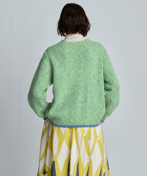 HOUSE OF LOTUS / ハウス オブ ロータス カーディガン・ボレロ | ミックスモヘアバイカラーカーディガン | 詳細5