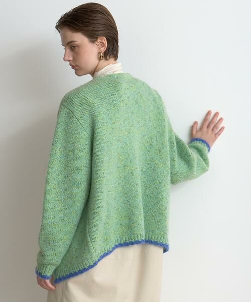 HOUSE OF LOTUS / ハウス オブ ロータス カーディガン・ボレロ | ミックスモヘアバイカラーカーディガン | 詳細9