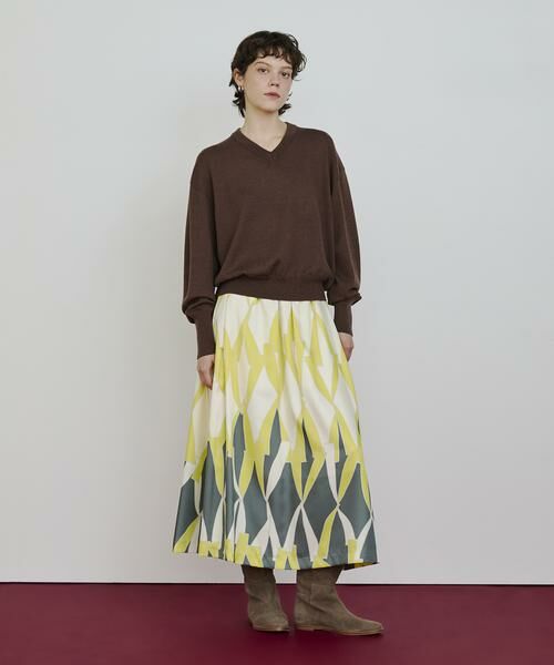 HOUSE OF LOTUS / ハウス オブ ロータス ニット・セーター | ウーステッドメリノウールVネックプルオーバー | 詳細12