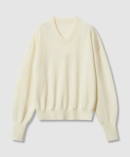 HOUSE OF LOTUS / ハウス オブ ロータス ニット・セーター | ウーステッドメリノウールVネックプルオーバー | 詳細16