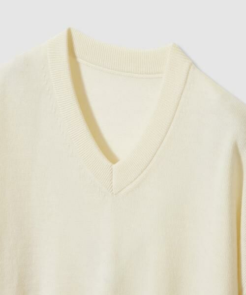 HOUSE OF LOTUS / ハウス オブ ロータス ニット・セーター | ウーステッドメリノウールVネックプルオーバー | 詳細18