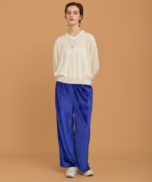 HOUSE OF LOTUS / ハウス オブ ロータス ニット・セーター | ウーステッドメリノウールVネックプルオーバー | 詳細4