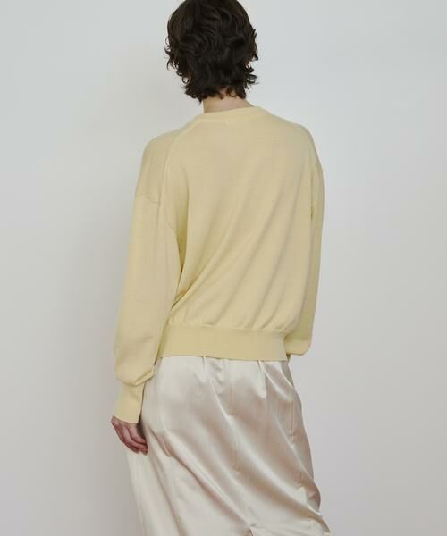 HOUSE OF LOTUS / ハウス オブ ロータス ニット・セーター | ウーステッドメリノウールVネックプルオーバー | 詳細6