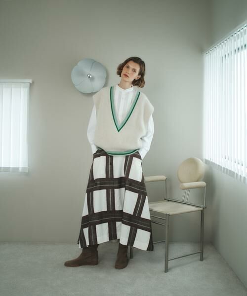 HOUSE OF LOTUS / ハウス オブ ロータス ニット・セーター | FOX FUR TILDEN KNIT VEST | 詳細10