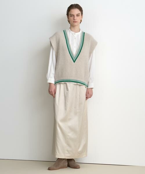 HOUSE OF LOTUS / ハウス オブ ロータス ニット・セーター | FOX FUR TILDEN KNIT VEST | 詳細5