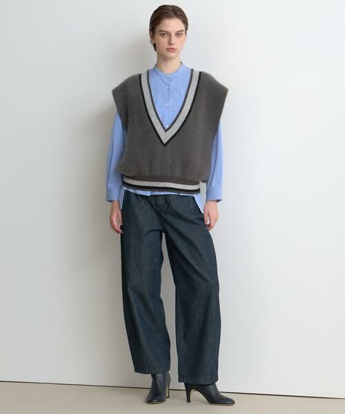 HOUSE OF LOTUS / ハウス オブ ロータス ニット・セーター | FOX FUR TILDEN KNIT VEST | 詳細8