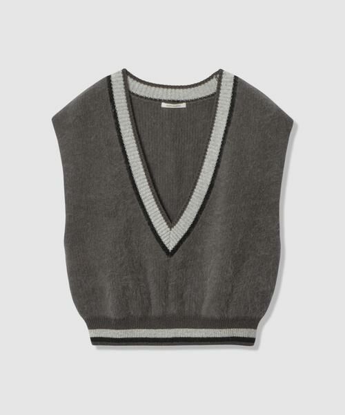 HOUSE OF LOTUS / ハウス オブ ロータス ニット・セーター | FOX FUR TILDEN KNIT VEST | 詳細16