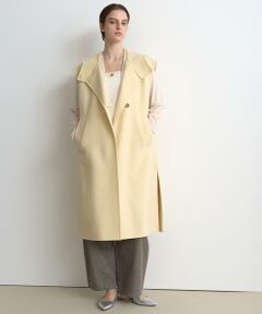 HOUSE OF LOTUS / ハウス オブ ロータス その他アウター | ウールリバーフードロングジレ