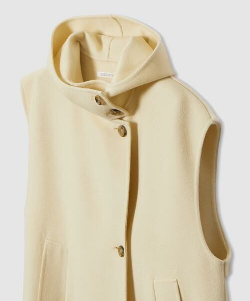HOUSE OF LOTUS / ハウス オブ ロータス その他アウター | ウールリバーフードロングジレ | 詳細11