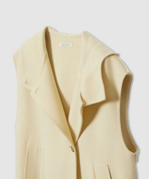 HOUSE OF LOTUS / ハウス オブ ロータス その他アウター | ウールリバーフードロングジレ | 詳細12