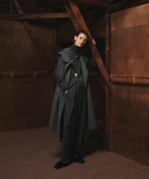 HOUSE OF LOTUS / ハウス オブ ロータス その他アウター | ウールリバーフードロングジレ | 詳細20