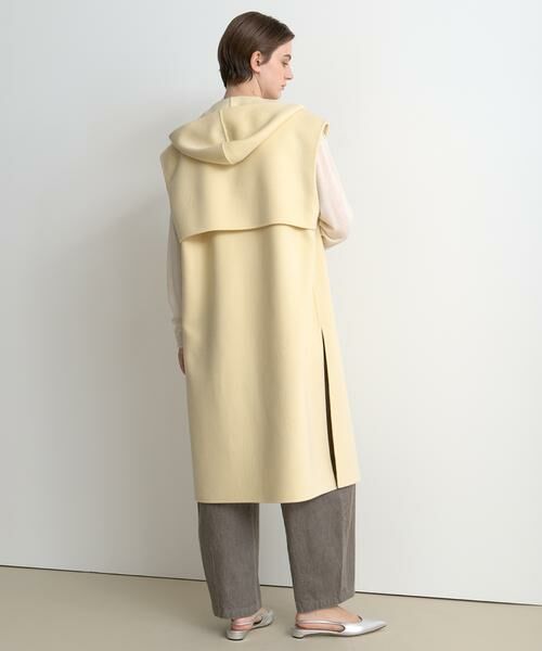 HOUSE OF LOTUS / ハウス オブ ロータス その他アウター | ウールリバーフードロングジレ | 詳細4