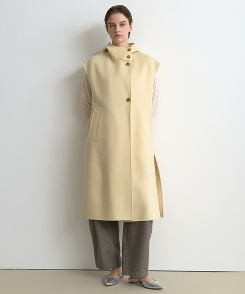 HOUSE OF LOTUS / ハウス オブ ロータス その他アウター | ウールリバーフードロングジレ | 詳細5