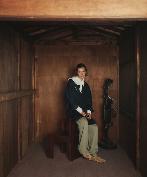 HOUSE OF LOTUS / ハウス オブ ロータス その他アウター | ウールリバービッグパッチポケットコート | 詳細11