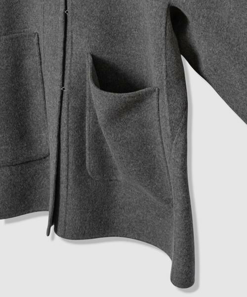 HOUSE OF LOTUS / ハウス オブ ロータス その他アウター | ウールリバービッグパッチポケットコート | 詳細16