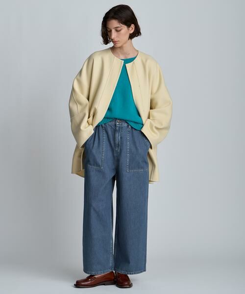 HOUSE OF LOTUS / ハウス オブ ロータス その他アウター | ウールリバービッグパッチポケットコート | 詳細4