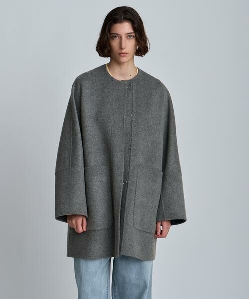 HOUSE OF LOTUS / ハウス オブ ロータス その他アウター | ウールリバービッグパッチポケットコート | 詳細6