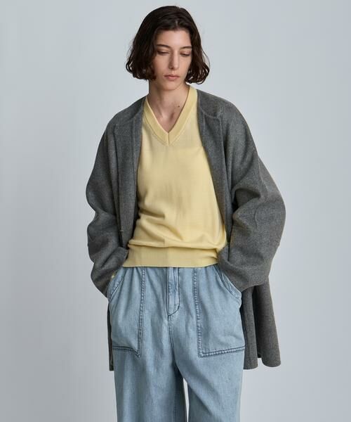 HOUSE OF LOTUS / ハウス オブ ロータス その他アウター | ウールリバービッグパッチポケットコート | 詳細7