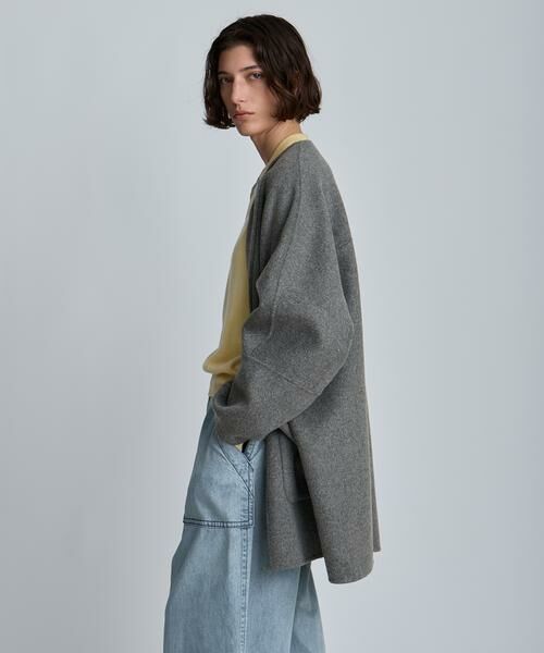 HOUSE OF LOTUS / ハウス オブ ロータス その他アウター | ウールリバービッグパッチポケットコート | 詳細8