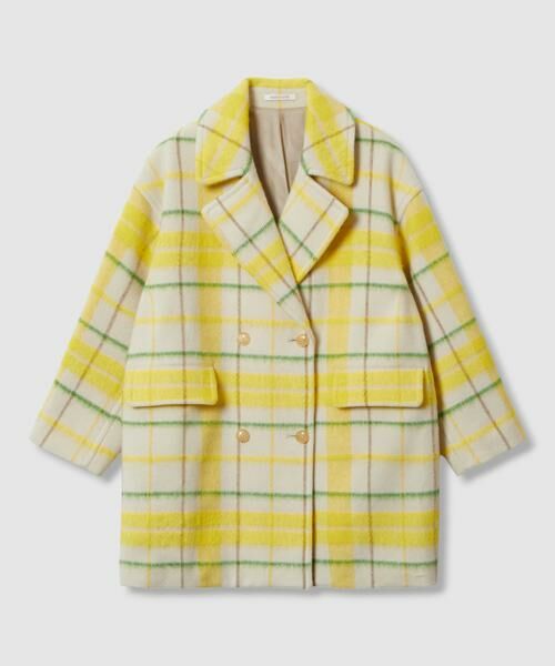 HOUSE OF LOTUS / ハウス オブ ロータス ピーコート | シャギーチェックコート | 詳細12