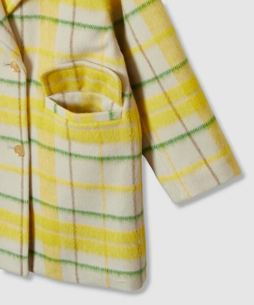 HOUSE OF LOTUS / ハウス オブ ロータス ピーコート | シャギーチェックコート | 詳細15