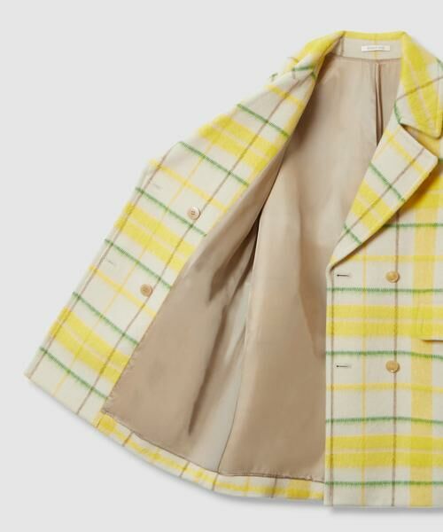 HOUSE OF LOTUS / ハウス オブ ロータス ピーコート | シャギーチェックコート | 詳細17