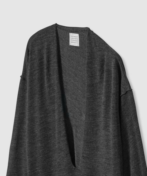 HOUSE OF LOTUS / ハウス オブ ロータス ニット・セーター | Extra Soft Wool Loopback Jersey Deep V Neck Long Sleeve Pull Over with St | 詳細12