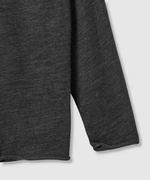 HOUSE OF LOTUS / ハウス オブ ロータス ニット・セーター | Extra Soft Wool Loopback Jersey Deep V Neck Long Sleeve Pull Over with St | 詳細13