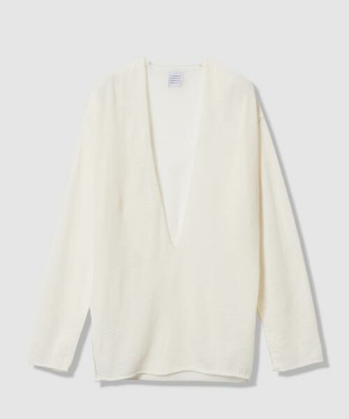HOUSE OF LOTUS / ハウス オブ ロータス ニット・セーター | Extra Soft Wool Loopback Jersey Deep V Neck Long Sleeve Pull Over with St | 詳細17