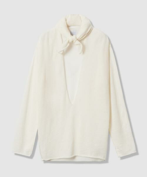 HOUSE OF LOTUS / ハウス オブ ロータス ニット・セーター | Extra Soft Wool Loopback Jersey Deep V Neck Long Sleeve Pull Over with St | 詳細18