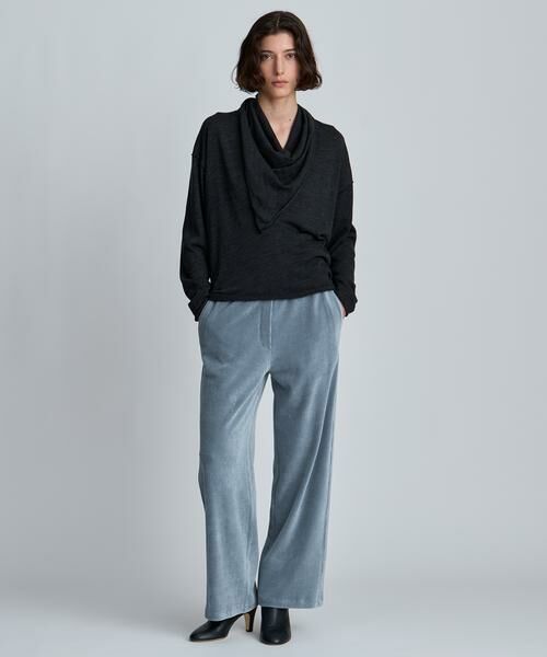 HOUSE OF LOTUS / ハウス オブ ロータス ニット・セーター | Extra Soft Wool Loopback Jersey Deep V Neck Long Sleeve Pull Over with St | 詳細7