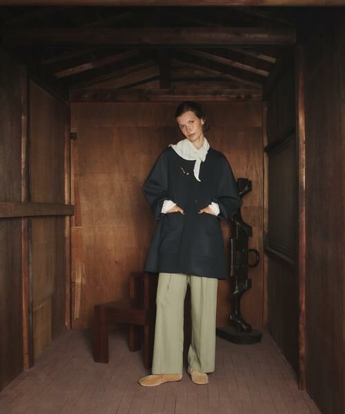 HOUSE OF LOTUS / ハウス オブ ロータス ニット・セーター | Extra Soft Wool Loopback Jersey Deep V Neck Long Sleeve Pull Over with St | 詳細8