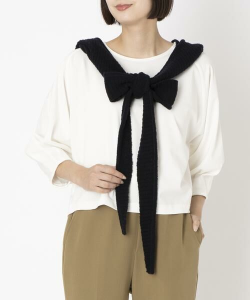 HOUSE OF LOTUS / ハウス オブ ロータス マフラー・ショール・スヌード・ストール | BOUCLE HOODED SCARF | 詳細3