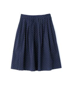 human woman / ヒューマンウーマン スカート | タイプライタードットプリントタックスカート