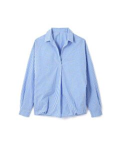 human woman / ヒューマンウーマン シャツ・ブラウス | ６０／１ギンガムチェック ブラウス