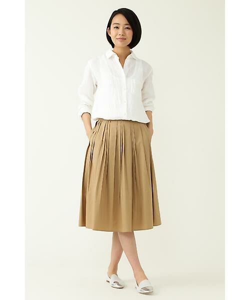 human woman / ヒューマンウーマン スカート | 《H/standard》１２０／２高密度タイプライタースカート | 詳細6