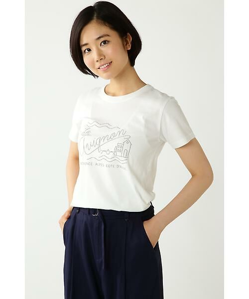 human woman / ヒューマンウーマン カットソー | ２４／－天竺Tシャツ | 詳細1