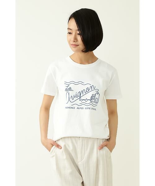 human woman / ヒューマンウーマン カットソー | ２４／－天竺Tシャツ | 詳細5