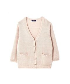 human woman / ヒューマンウーマン ニット・セーター | １／１３杢調ＧＩＭＡニットカーディガン