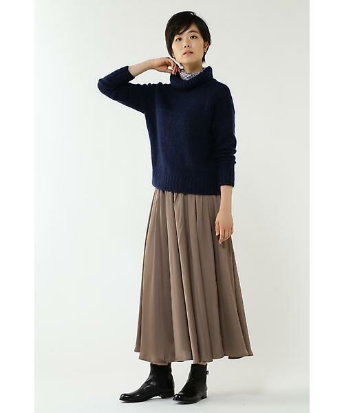 human woman / ヒューマンウーマン スカート | [店舗限定販売]75Dサテンヴィンテージスカート | 詳細6