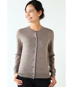 human woman / ヒューマンウーマン ニット・セーター | 《H/standard》WOOLBASICⅠクルーネックカーディガン