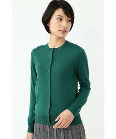 human woman / ヒューマンウーマン ニット・セーター | 《H/standard》WOOLBASICⅠクルーネックカーディガン