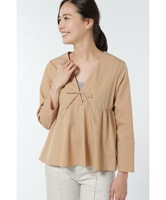 human woman / ヒューマンウーマン シャツ・ブラウス | タイプライタークロスブラウス