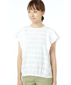 human woman / ヒューマンウーマン シャツ・ブラウス | ドビーボーダーブラウス