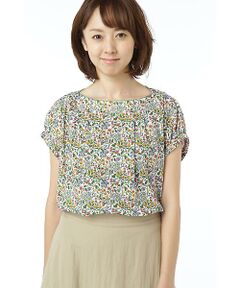 human woman / ヒューマンウーマン シャツ・ブラウス | リバティープリントブラウス