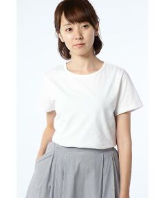 human woman / ヒューマンウーマン カットソー | ５０／２ギザンティ天竺ボーダー