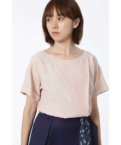 human woman / ヒューマンウーマン シャツ・ブラウス | キュプラコットンＴシャツブラウス